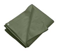 Telone di copertura, 260 g/m², HDPE, 8 x 8 m, verde, con occhielli e bordo rinforzato, resistente alle intemperie, antistrappo, impermeabile, telone protettivo per giardino, campeggio, piscina, auto