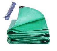 Telone di Copertura con Occhielli 300 x 450 cm Antimuffa Telone Rinforzato Occhiellato Universale per Mobili da Giardino, Trampolino Auto, Verde