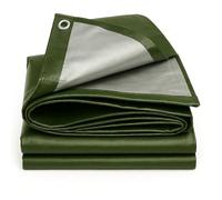 Telone di copertura con occhielli, impermeabile, universale, antistrappo, resistente ai raggi UV, antimuffa, 130 g/m², teloni in diverse misure (6 m x 8 m)