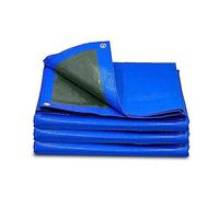 Telone di telone da 1,2 m x 1,8 m, leggero telo in plastica PE 70 g/m², impermeabile, multiuso, piccolo telone utilizzato per mobili da giardino, capannoni e campeggio (1,2 m x 1,8 m)