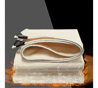 Telone Impermeabile 0.4mm Telone Impermeabile per Esterno Teloni Pieghevoli Ignifugo in PVC 420g/m² Telo Copertura Protezione Piante Tenda Esterna Pet Hutch Roof (3 * 5m,Beige)