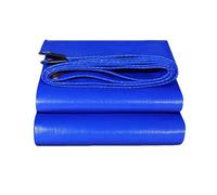 Telone Impermeabile 115 x 450 cm Extra Impermeabile Telo Telone Occhiellato in Polietilene Super-Resistente per Mobili da Giardino Barche Legno Piscina Camion, Blu