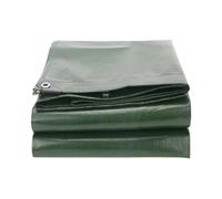 Telone Impermeabile 270 x 450 cm Extra Impermeabile Telo Telone Occhiellato in Polietilene Super-Resistente per Mobili da Giardino Barche Legno Piscina Camion, Verde