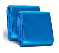 Telone Impermeabile 950 x 450 cm Impermeabile Telone da Giardino Resistente e Antistrappo per Mobili da Giardino, Trampolino Auto, Blu