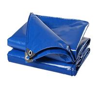 Telone Impermeabile Blu Resistente, 3 m x 3 m, in PVC, Ideale per mobili da Esterno, Copertura per Camion, Campeggio, Tende, roulotte e Molto Altro. Soluzione di Copertura Durevole e versati