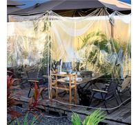 Telone impermeabile con occhielli per pergola esterna, tende da inverno in diverse misure: 0,8 x 0,8 m, 1 x 1 m, 2 x 2 m, 3 x 3 m, 3 x 4,5 m.