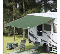 Telone impermeabile con tetto, 240 x 350 cm, in poliestere, antivento e ignifugo, include asta in metallo, corda e borsa per il trasporto, per campeggio, escursionismo, attività all'aperto e festival