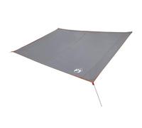 Telone impermeabile con tetto grigio e arancione, 240 x 350 cm, robusto poliestere, antivento e ignifugo, con tiranti, picchetti e borsa per il trasporto, ideale per campeggio, attività all'aperto