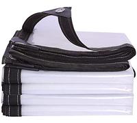 Telone impermeabile da 5 x 5 m, spesso 5 mm, in tela cerata trasparente, resistente, a forma di T, copertura in plastica trasparente, protezione per frittelle, materiale durevole e resistente alle