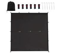 Telone impermeabile da campeggio, leggero, multiuso, per escursionismo e trekking, resistente contro la pioggia, con corde e, da esterno per picnic, arrampicata, giardino