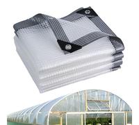 Telone impermeabile, grande telo impermeabile | 6,5 x 6,5 ft anti-lacrime con telone - Poli-Tarpaulin, resistente ai raggi UV