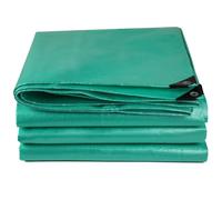 Telone impermeabile in poliestere resistente, 12 x 18 m, resistente agli strappi e ai raggi UV, bordi rinforzati con occhielli per legare in modo sicuro, copertura multiuso in plastica spessa