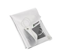 Ribimex Telone Impermeabile in PVC 300 g/m², 3x5 m, Resistente agli Agenti Atmosferici, Occhielli in Alluminio Diametro 23 mm e Cordone, Ideale per Protezione Esterna di Lunga Durata - PRB30003X05