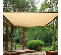 Telone impermeabile in rete resistente ai raggi UV per patio, giardino, posto auto coperto, leggero permeabile all'acqua, varie dimensioni: 16,5 x 9,8 '16,4 'x 23' 26 x 39,3 '