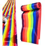 Telone Impermeabile per Scivolo da Prato | Colorata Resistente Tappeto Attività da Esterno,Telone da Scivolo per Esterno - per Bambini Bambine Adolescenti Giochi