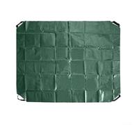 Telone impermeabile resistente con 4 manici per giardino e cortile, coperture per sabbiera, collezione foglie, fuoco da patio e vendita garage