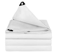 Telone impermeabile resistente - Tela in PVC resistente con occhielli rinforzati per uso esterno, ideale per coperture e protezione del suolo