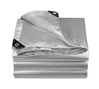 Telone Impermeabile Resistente - Telo in PE Multiuso con Occhielli rinforzati, Copertura Blu di Alta qualità per Campeggio, Riparo e Protezione all'aperto - 160 gsm