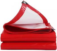 Telone impermeabile resistente - Telone in vinile spesso 18 mm con occhielli antiruggine per uso industriale e commerciale all'aperto