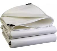 Telone impermeabile resistente - Telone in vinile spesso 18 mm con occhielli antiruggine per uso industriale e commerciale all'aperto