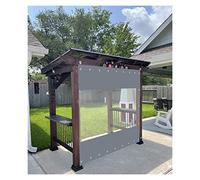 Telone impermeabile resistente, tenda antipioggia per lavaggio auto, in PVC trasparente, ideale per mobili da giardino, padiglione, copertura per mobili da esterno (1,7 x 2 m)