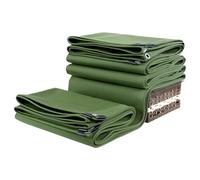 Telone Impermeabile Verde Resistente 1,5x6 m - Telo Multifunzionale in Tela per mobili da Esterno, cataste di Legna, Protezione Auto, Copertura Durevole per Tutte Le Condizioni atmosferiche