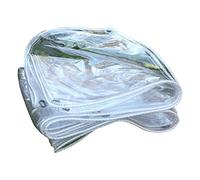 Telone in plastica trasparente resistente, impermeabile, universale, per tettoie e coperture, protezione antipioggia rinforzata, disponibile nelle misure 2 x 3 m, 3 x 3 m, 3 x 4 m, 2 x 5 m