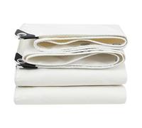 Telone in PVC 4 x 6 m, resistente con occhielli in metallo, adatto per piscine, bordi rinforzati, copertura protettiva per auto