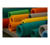 Telone in PVC 680 g/m² - Vendita al Mezzo Metro Lineare | Impermeabile e Ultra-Resistente - Colore e altezza pezza: VERDE H.250CM