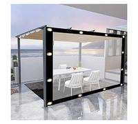 Telone in PVC resistente e impermeabile per pergola, isolamento termico e resistente al freddo, tende da esterno (2,5 x 4 m)