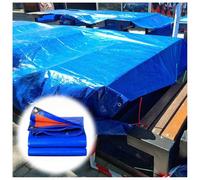 Telone in Tela Cerata, teloni Impermeabili Resistenti ai Raggi UV, con Occhielli in Metallo, Riparo Antipioggia di Emergenza, Copertura per Esterni e Uso in Campeggio(4x6m/13.12x19.69ft)