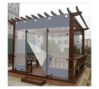 Telone laterale impermeabile per esterni, con occhielli per protezione delle piante da giardino, copertura durevole per officina, 3 x 2 m / 9.8x6.6ft