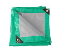 Telone Multifunzionale 100 x 150 cm Antipioggia e Antivento Impermeabile e Antistrappo con Occhielli in Alluminio Telo Telone Occhiellato per Giardino Gazebo Campeggio, verde chiaro