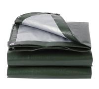 Telone Occhiellato Impermeabile 1.5x1.5m, Telo Protettivo Multiuso Polietilene Antistrappo Antipioggia 130g/m², per Barche, Legno, Piscina, Mobili da Giardino, Auto