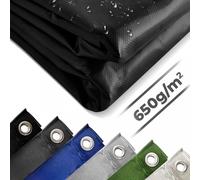 Telone Occhiellato - Impermeabile, 4 x 6 m, Poliestere Rivestito in PVC 650 g/m²