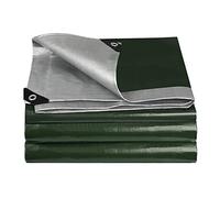 Telone Occhiellato Impermeabile Telo di Protezione Pesante Antipioggia Copertura da Esterno,Antistrappo,Protezione Anti UV e Antipioggia in PE per Barca, Legno, Auto, Piscina,140 g/m²,4x9m