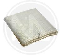 TELONE OCCHIELLATO RETINATO IN PVC 3,5x5,0 mt. Bianco trasparente