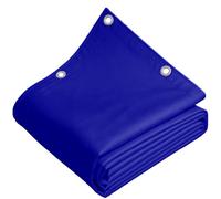 Telone Occhiellato Telo in PVC 650 gr/mq Impermeabile Pesante Rinforzato Nero