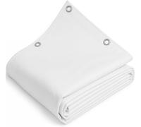Telone Occhiellato Telo in PVC gr 650 Verde Rinforzato Pesante per Coperture