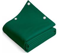 Telone Occhiellato Telo in PVC gr 650 Verde Rinforzato Pesante per Coperture