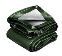 Telone Occhiellato Telo Multiuso 270 x 450 cm Extra Impermeabile Telo Copertura Esterno con Occhielli per Mobili da Giardino Barche Legno Piscina Camion, Verde