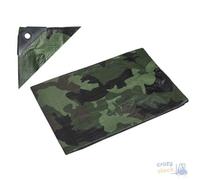 TELONE OCCHIELLATO VERDE MIMETICO PAPILLON IN POLIETILENE gr/mq 90 - MT 3,7x5