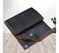 Telone ombreggiante in tessuto a rete traspirante, per balconi/serre, dimensioni personalizzabili, nero, 6 x 7 m