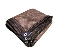 Telone ombreggiante marrone 80% resistente ai raggi UV, impermeabile, con occhielli, per patio, giardino, tetto, varie dimensioni (2x/2 x 3 m) - Rete parasole