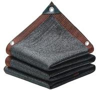 Telone ombreggiante nero 1 × 2 m, con occhielli, tasso di ombreggiatura dell'85%, ideale per pergola, serra, orto e terrazza