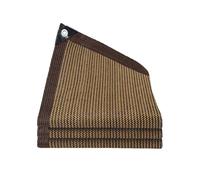 Telone ombreggiante per esterni, 6,1 m, 9,1 m, 12,2 m, 15,2 m, tessuto a rete, traspirante, 90% protezione dai raggi UV, colore marrone, 2 x 7 m