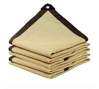 Telone Ombreggiante per Esterno, Panno Ombreggiante con Occhielli, Telo Ombra Giardino, Fiori Balcone Rete Ombreggiata Anti-UV 90% Tenda da Sole 1x2m/2x2m/2x3m/3x4m/3x5m/4x4m/4x6m ( Color : Beige , Si