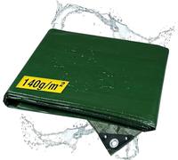 telone orizzontale 3x6m 140 g/m², in varie misure, resistente ai raggi UV, con angoli rinforzati, impermeabile