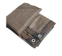 Telone parasole per esterni, per gazebo, patio, riparo, giardino, privacy, rete (caffè, 0,6 m x 2 m)