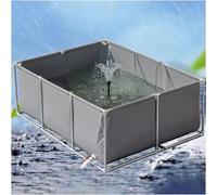 Telone per acquario, copertura per piscina in PVC resistente agli strappi con valvola di scarico per serbatoio temporaneo e soluzione di stoccaggio dell'acqua, 100 x 100 x 60 cm